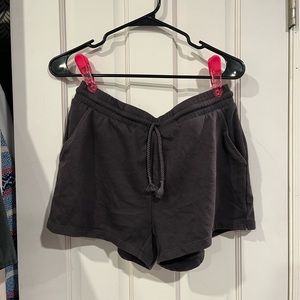 Ardene medium soft shorts. Dark grey.
